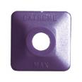 Extreme Square Purple Plastic 48 pack