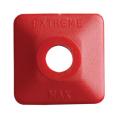 Extreme Square Red Plastic 48 pack
